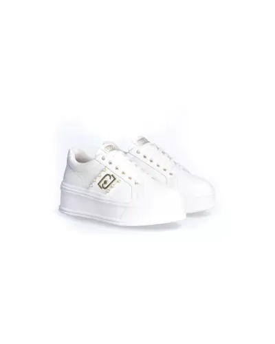 LIU JO Sneakers platform con logo perle