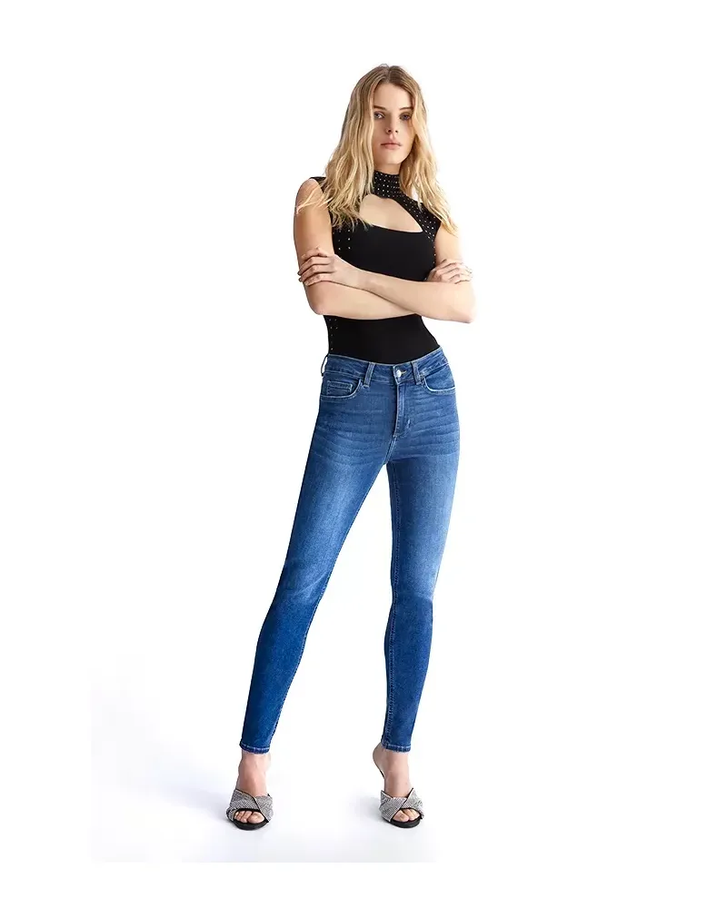 LIU JO Jeans skinny con stras tasche posteriori