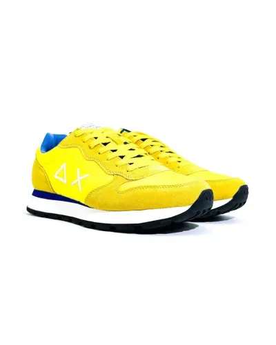 Zapatilla SUN 68 Basic con logo en contraste - GIALLO LIMONE