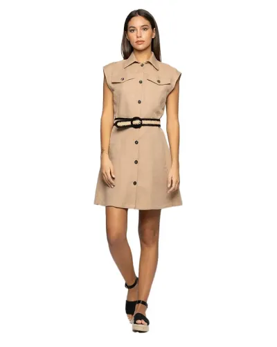 KOCCA Dress with buttons and belt