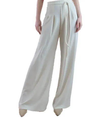 RINASCAMENTO Pantalón palazzo con tirantes