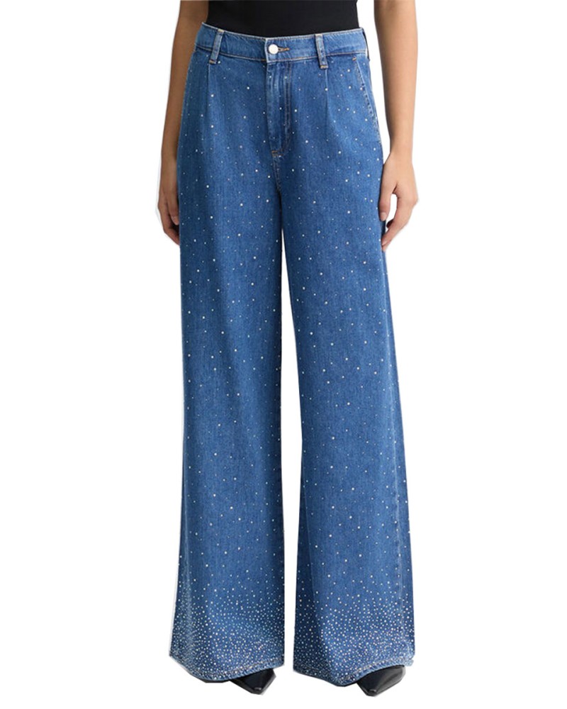 LIU JO Jeans flare con strass