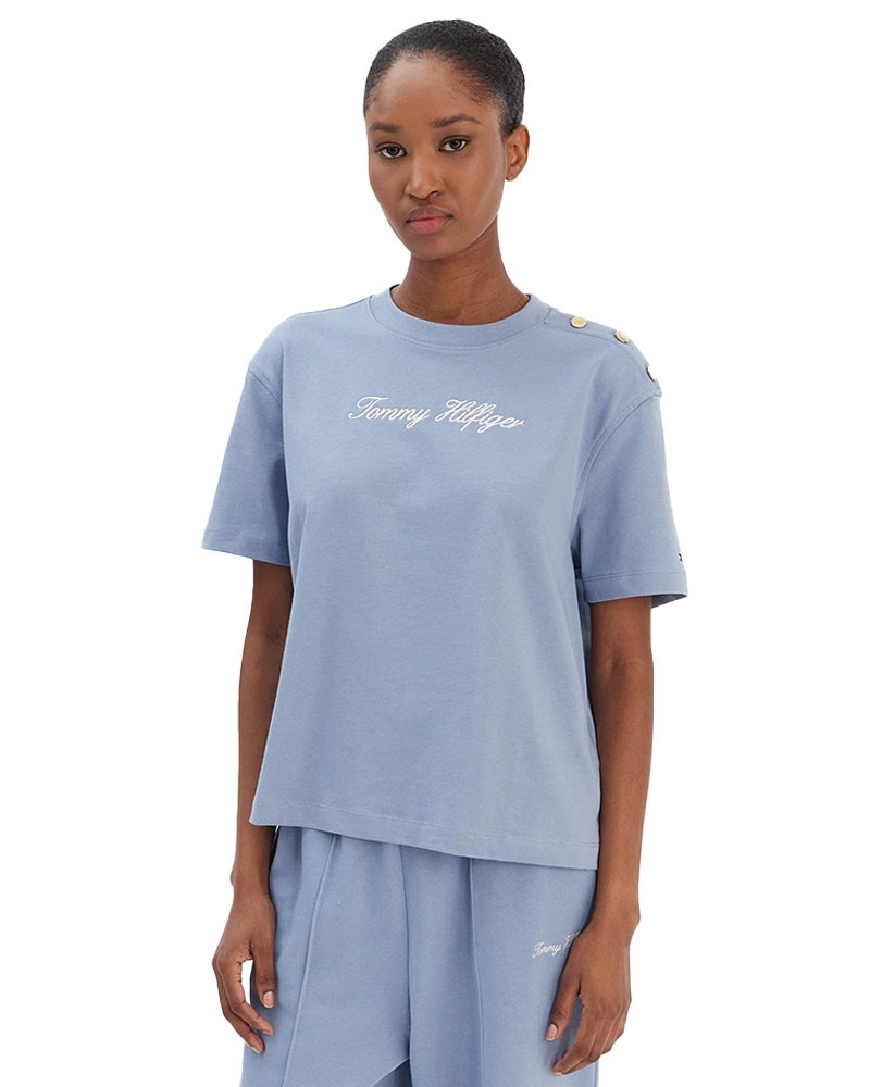 TOMMY HILFIGER T-shirt with buttons