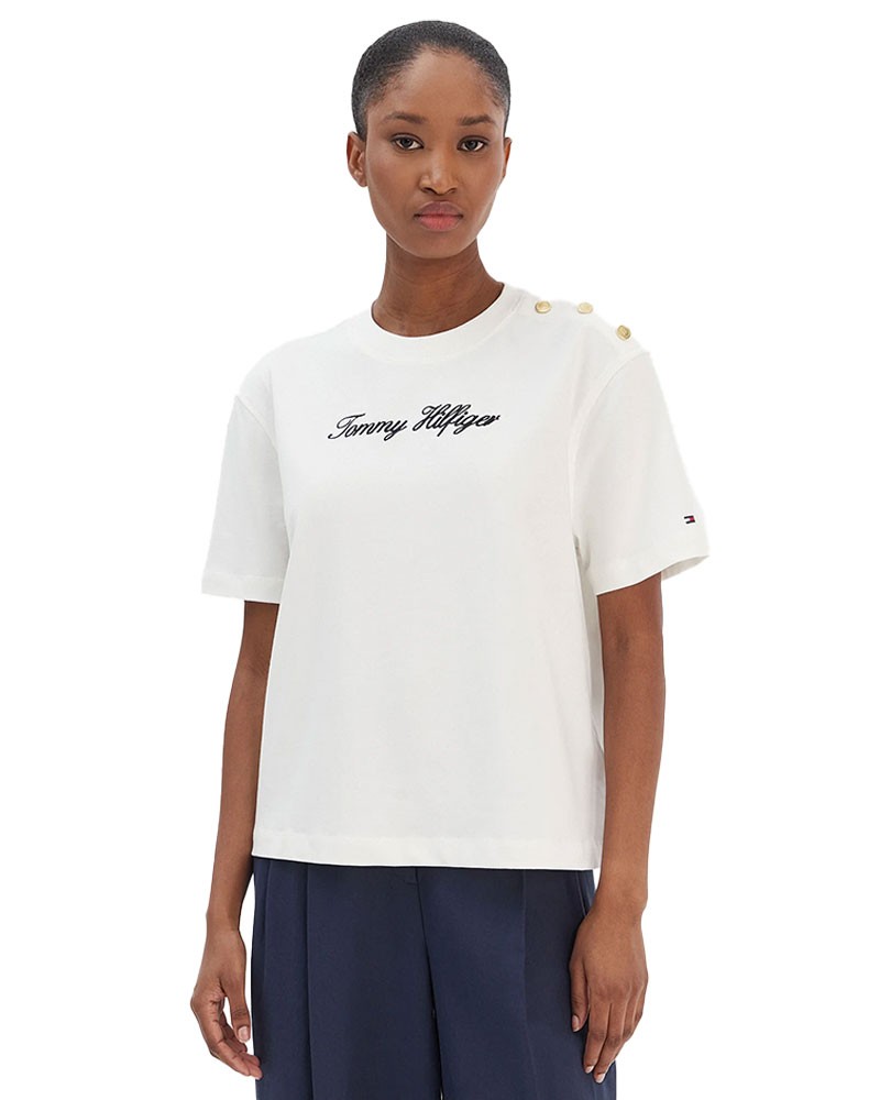 TOMMY HILFIGER T-shirt à boutons