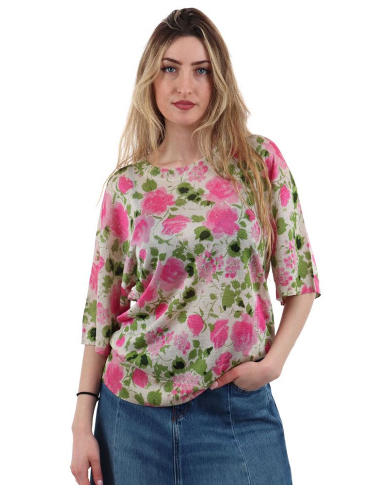 LIU JO Maglia a fiori