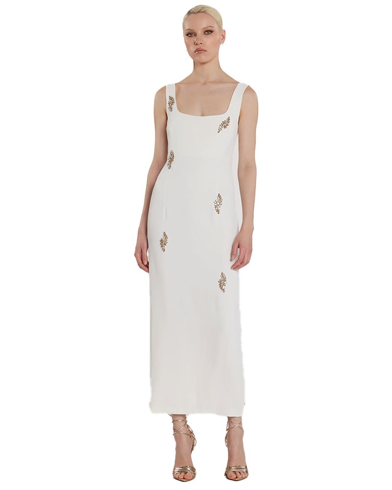 RELISH Langes Kleid mit Strassapplikationen - Angiolini