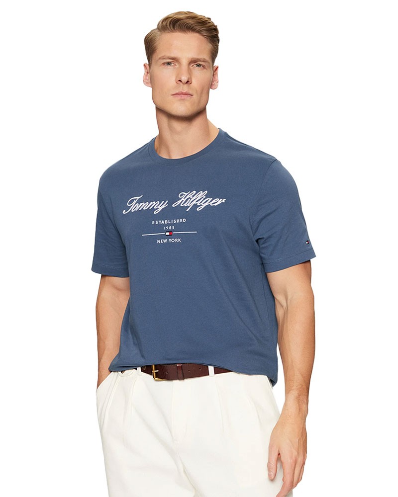 TOMMY HILFIGER T-shirt con logo ricamato