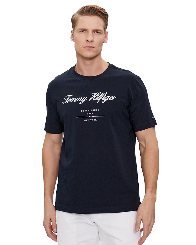 TOMMY HILFIGER T-shirt con logo ricamato