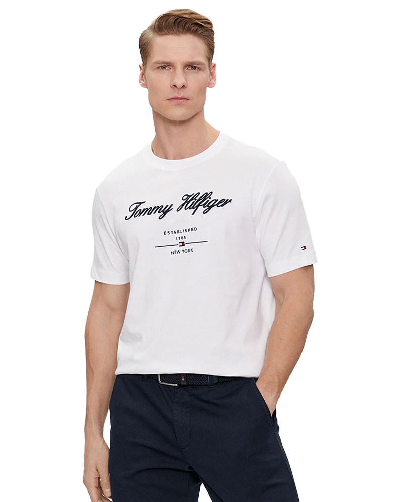 TOMMY HILFIGER T-shirt con logo ricamato