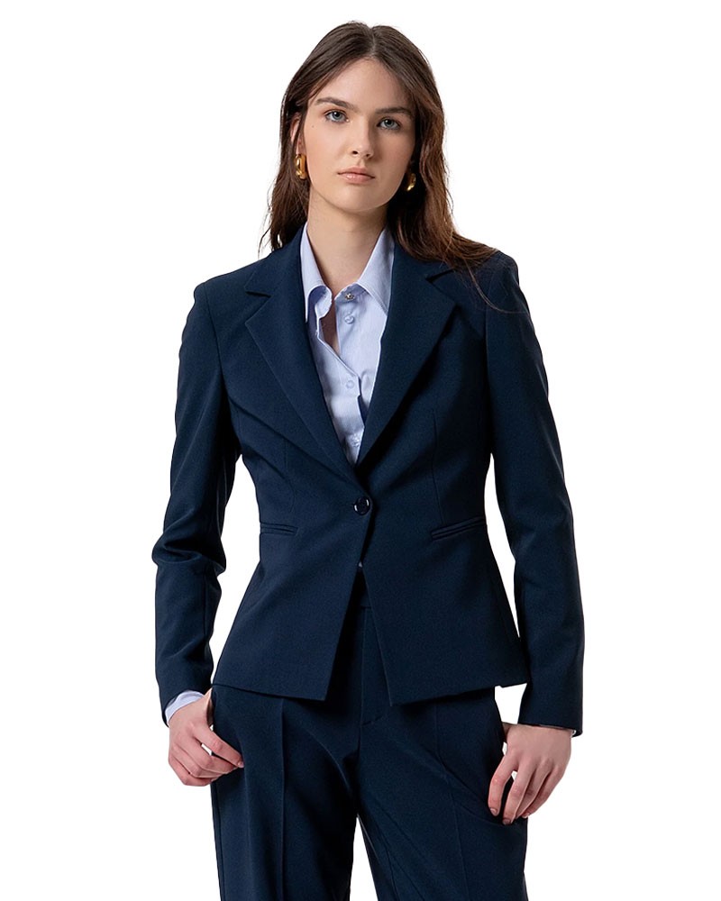 FRACOMINA Blazer slim à simple boutonnage