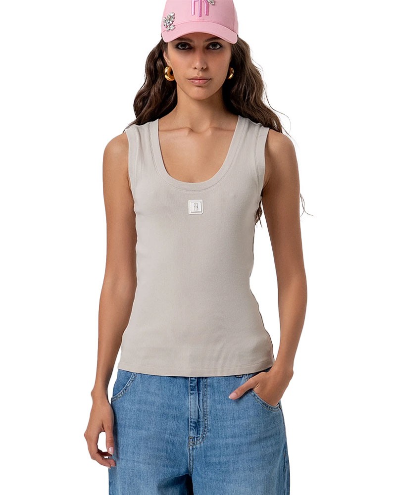 FRACOMINA Débardeur côtelé