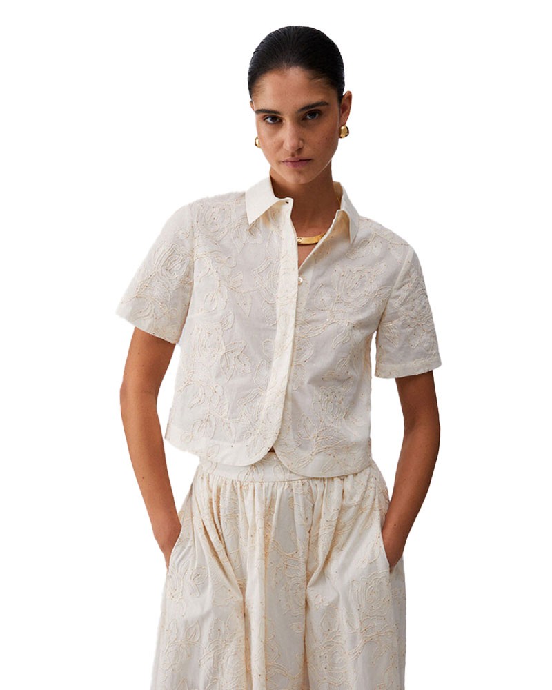 LIU JO Camicia con ricami e paillettes