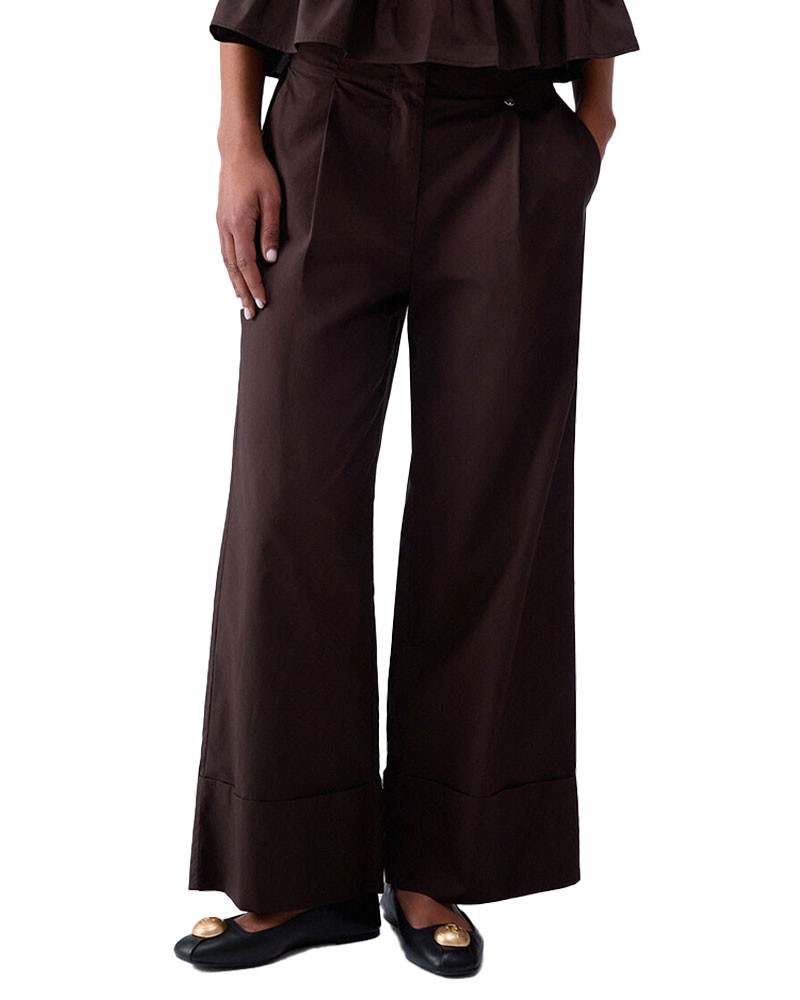 LIU JO Poplin flared trousers